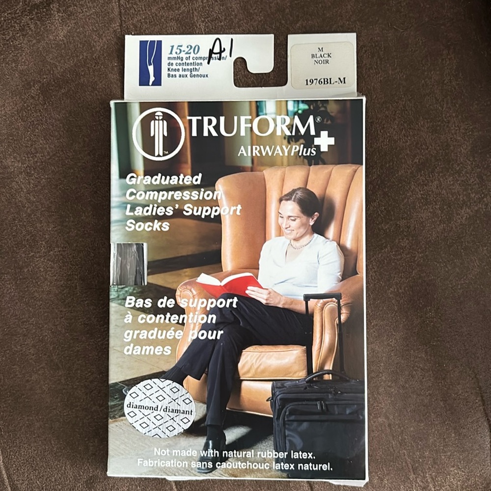 (#5) Truform Airway Plus Compression ladies support socks